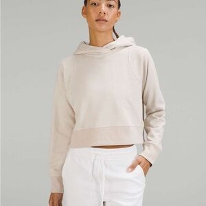 Lululemon Loungeful Cropped Hoodie *Spark - Beige Shimmer‎ 6